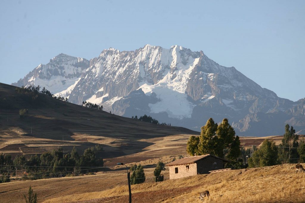 The Sacred Valley is located at an altitude of approximately 9,514 feet (2,900 meters) above sea level