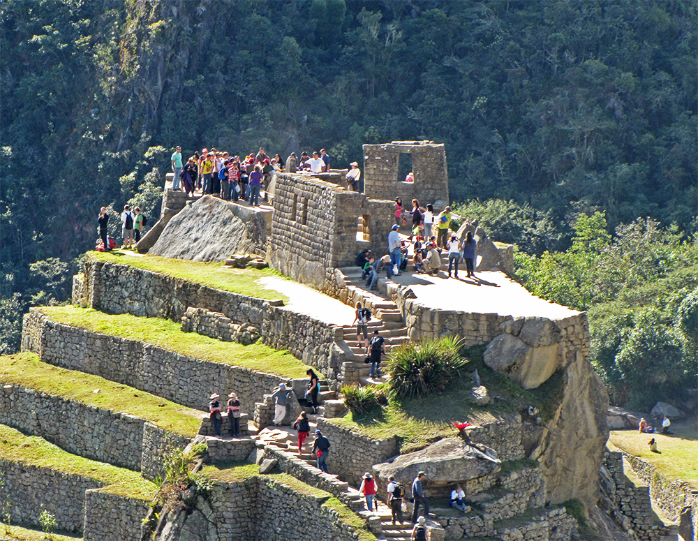 Machu Picchu in the high season.
