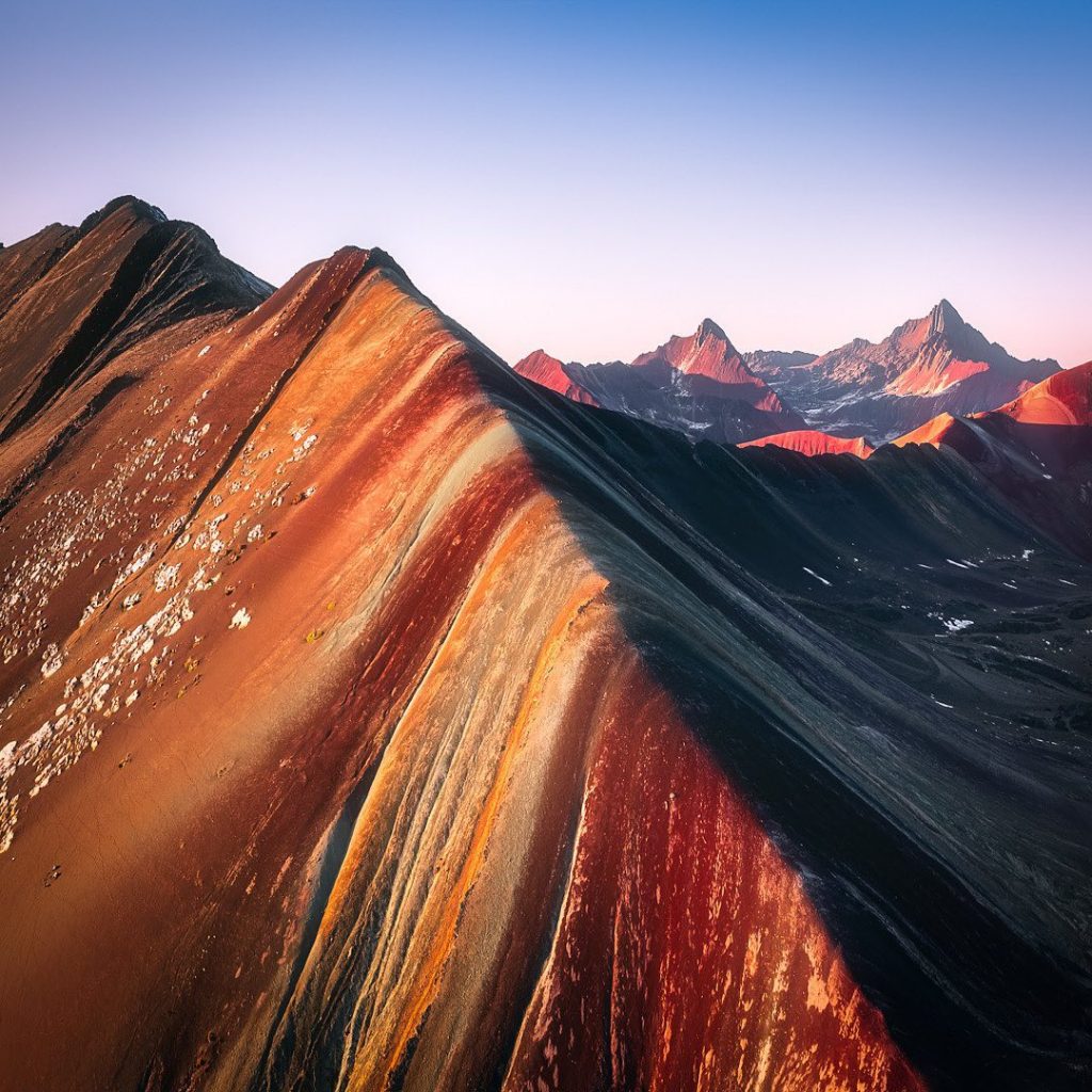 Rainbow Mountain is situated at an altitude of about 16,466 feet (5,020 meters) above sea level