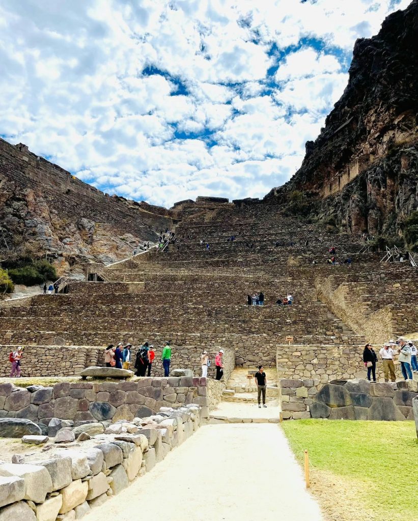 Ollantaytambo is located in the Sacred Valley of Peru