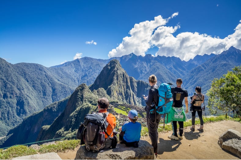 Exploring Machu Picchu with family