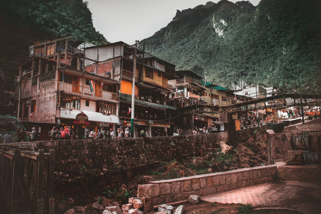 The district of Machu Picchu (Aguas Calientes town)