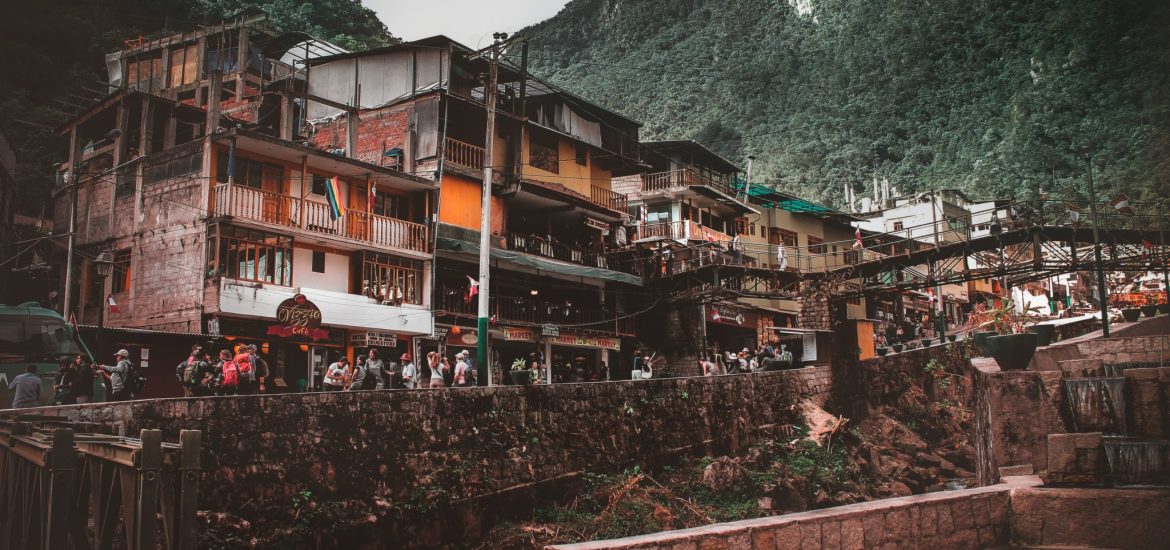 The district of Machu Picchu (Aguas Calientes town)