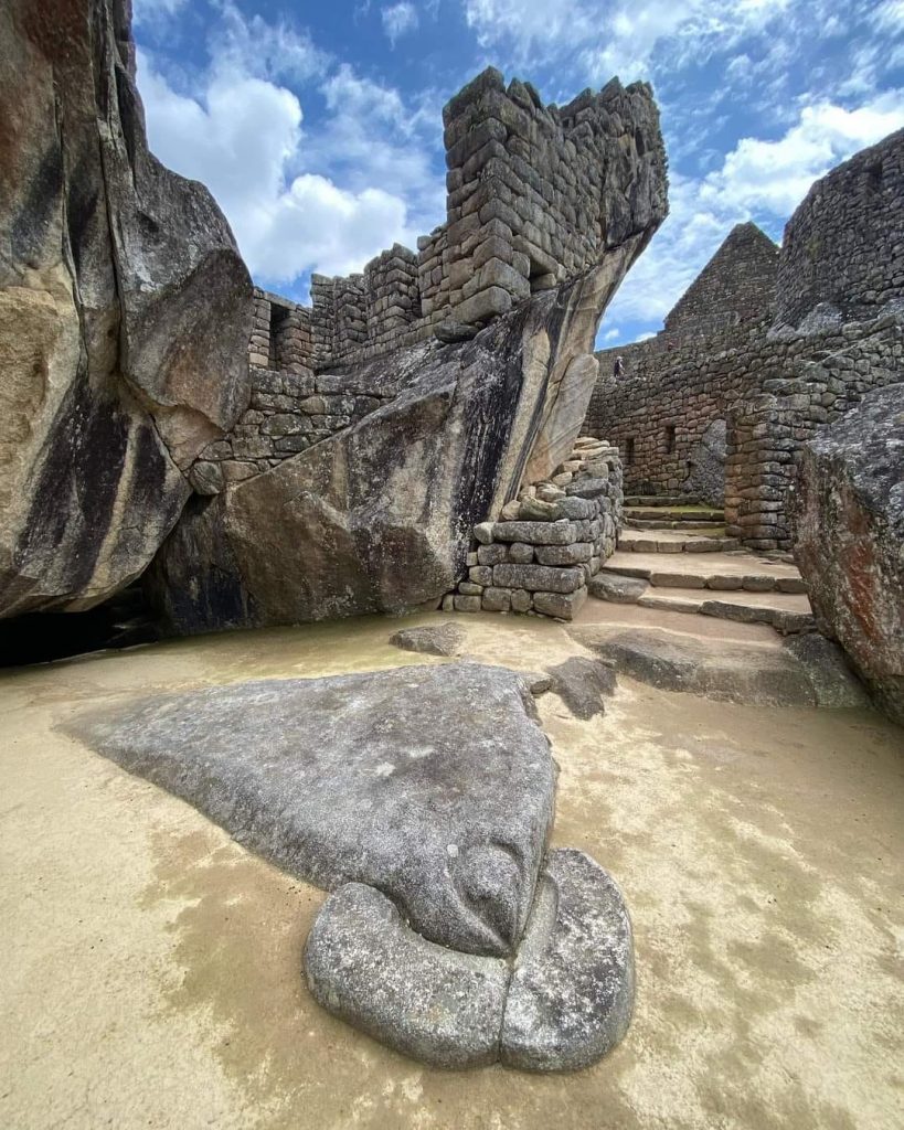 The Condor Temple in Machu Picchu