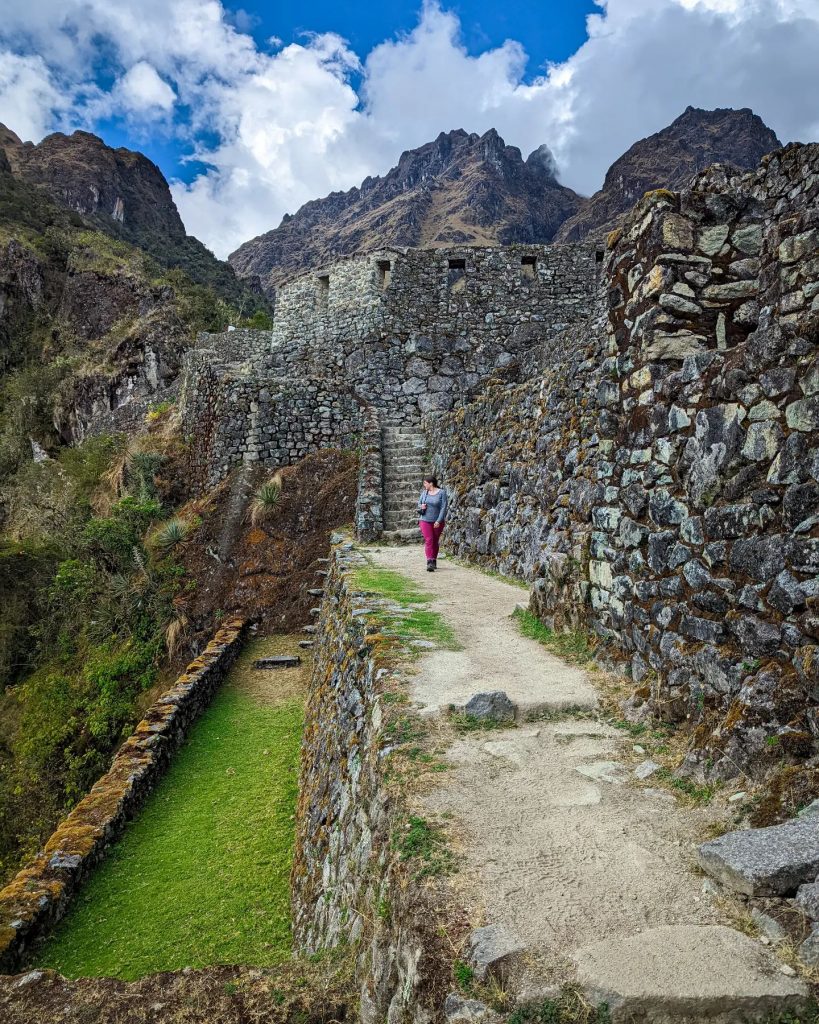 Inca Trail in Machu Picchu Citadel