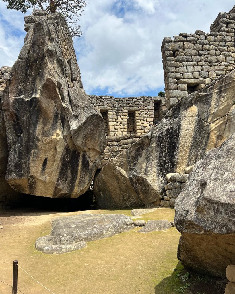 Condor Temple in Machu Picchu Citadel