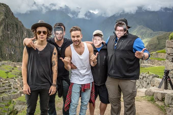 Harry Styles y Liam Payne de One Direction en Cusco
