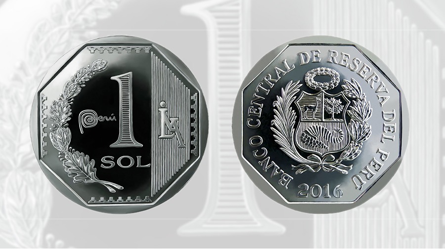 moneda de color plata