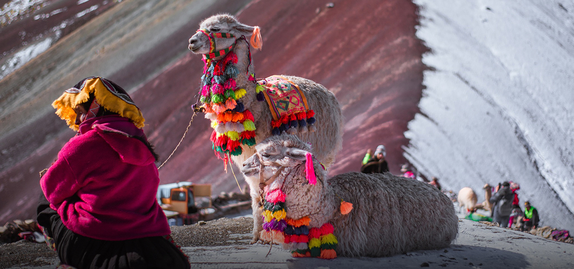 Montaña de colores en Perú