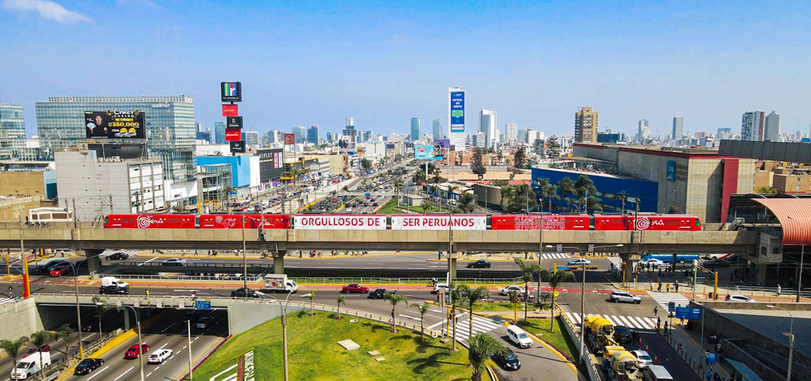 tren bala en la capital de Lima