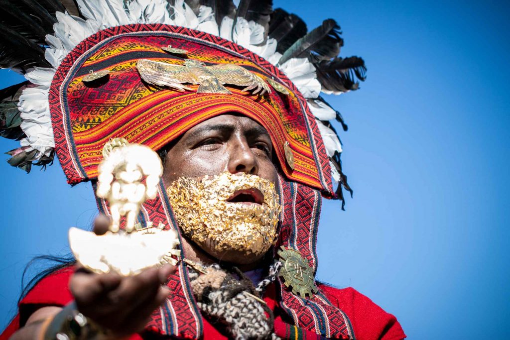 Celebracion del Inti Raymi, en la ciuda ddel Cusco