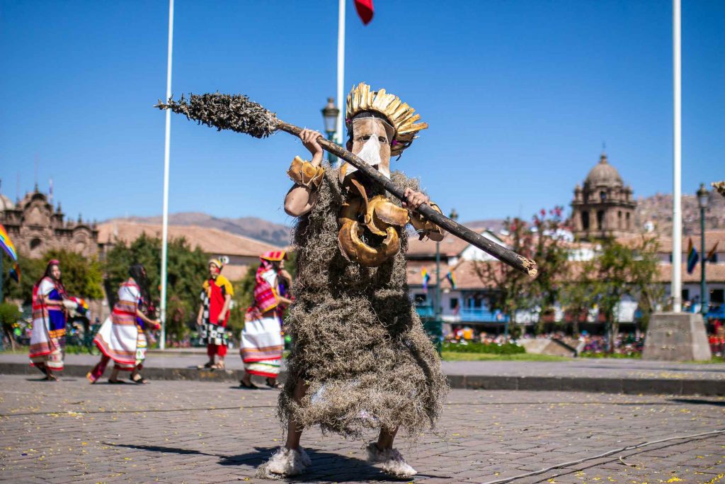 Festividad del Inti Raymi en la ciudad del Cusco