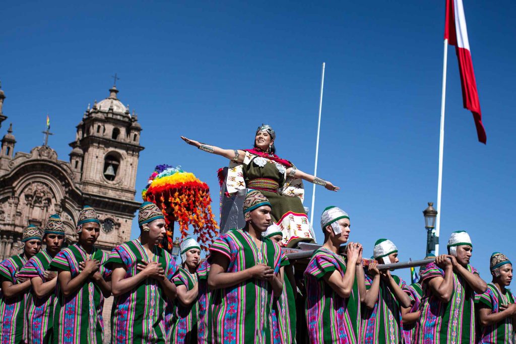 Festividad del Inti Raymi, en la ciuda del Cusco