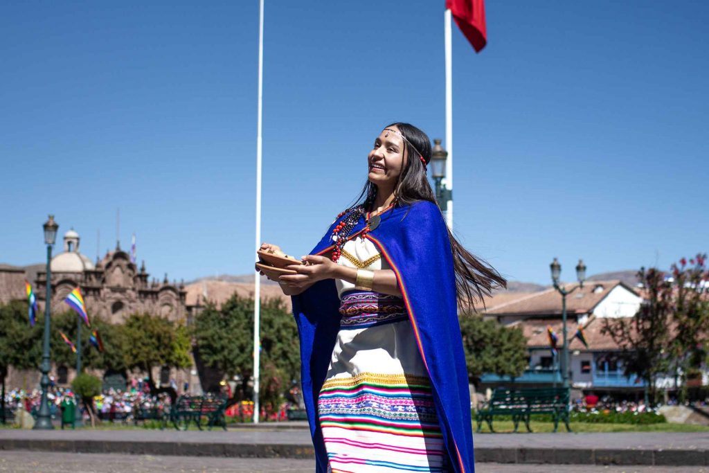 Fiesta del Inti Raymi, en la ciudad del Cusco