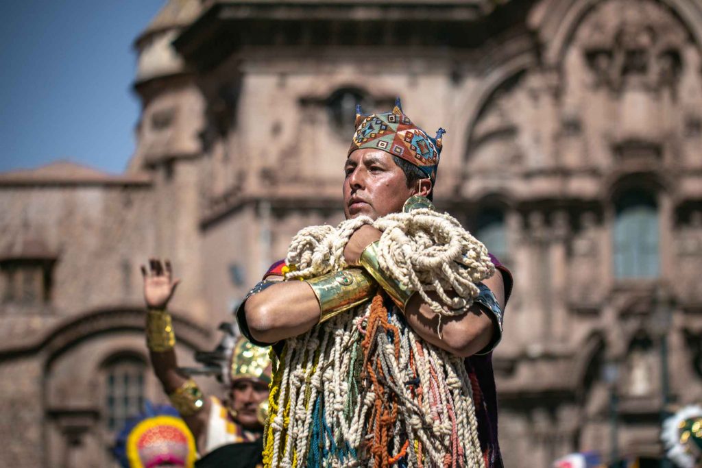 Festividad del Inti Raymi, en la ciudad del Cusco