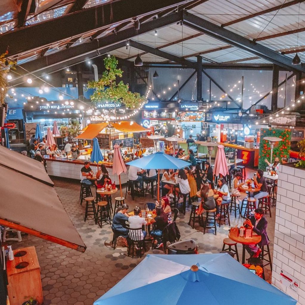 Mercado de Miraflores, en la ciudad de Lima 