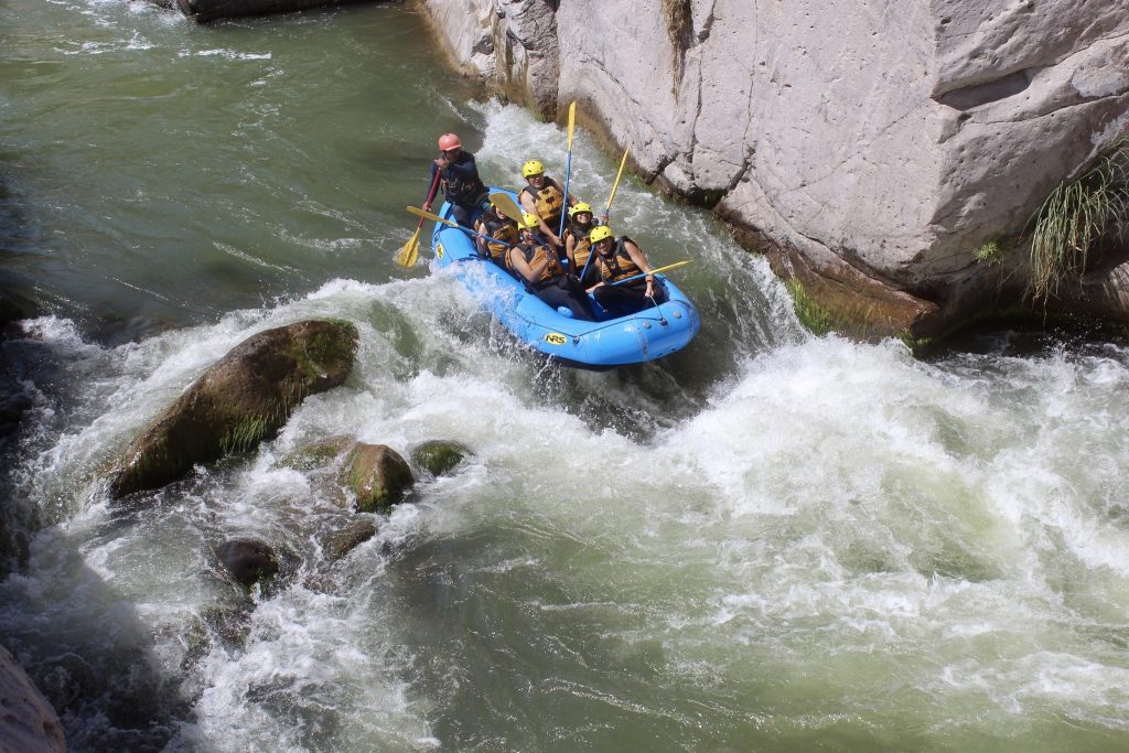 Rafting en el rio Colca