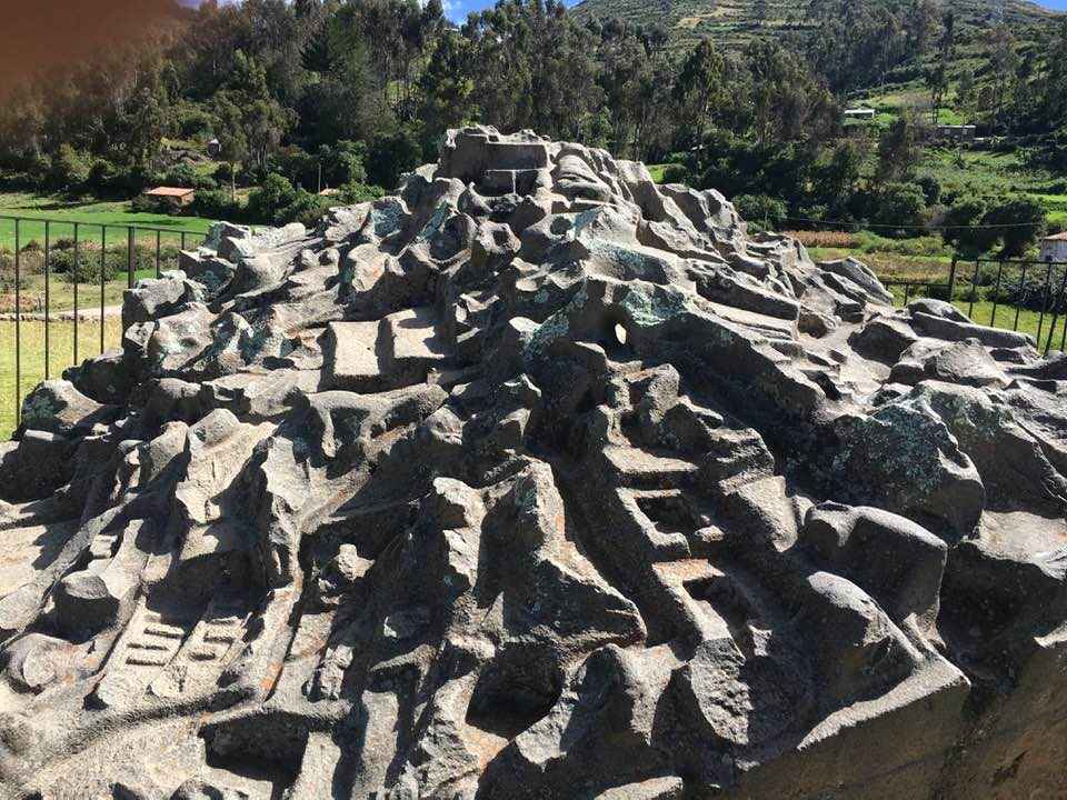La roca de Saiwite, en Apurimac, en Perú