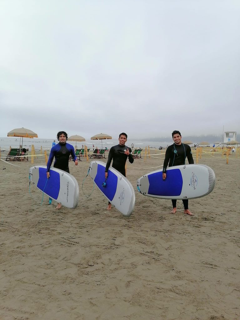 Surfeando en Perú
