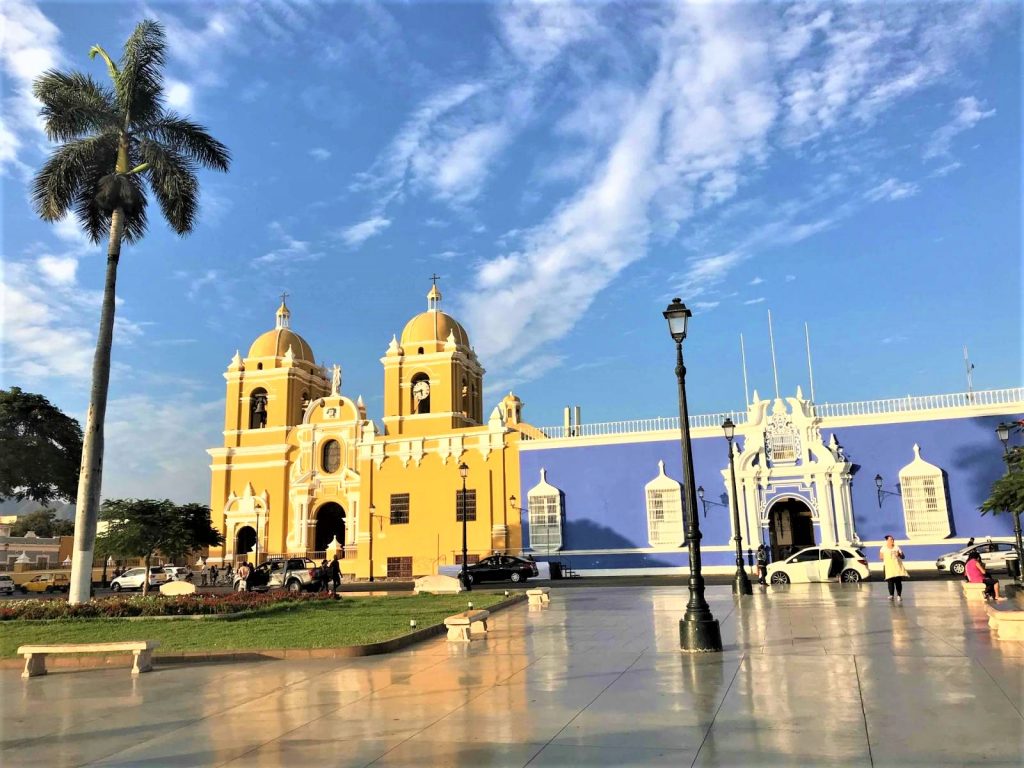 Plaza de armas de la ciudad de Trujillo