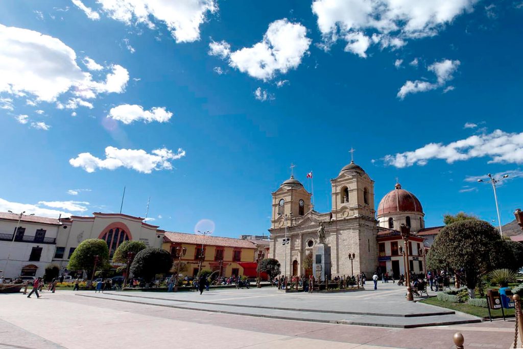 Plaza de armas de la ciudad de Huancayo