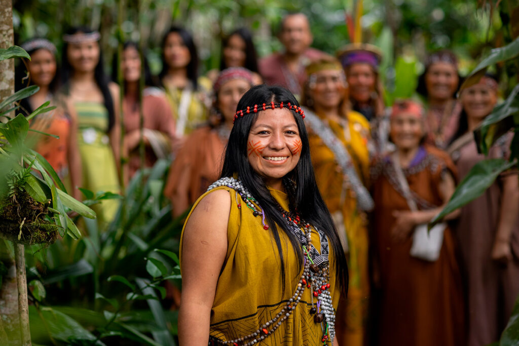 Mujer Yánesha en Villa Rica, Pasco, símbolo de la herencia cultural y cafetalera de la selva central del Perú