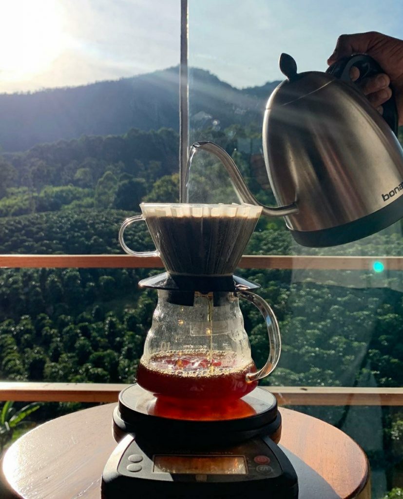 El café peruano en Villa Rica