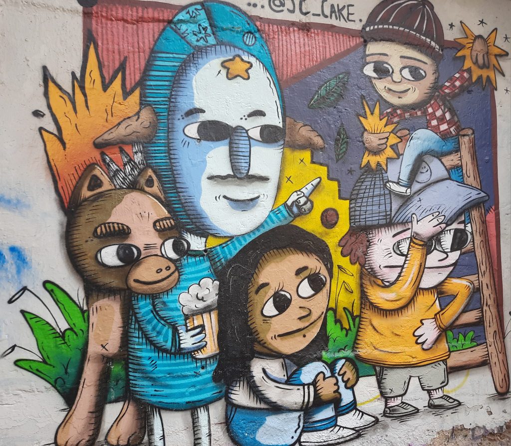Arte callejero en Barranco, Lima