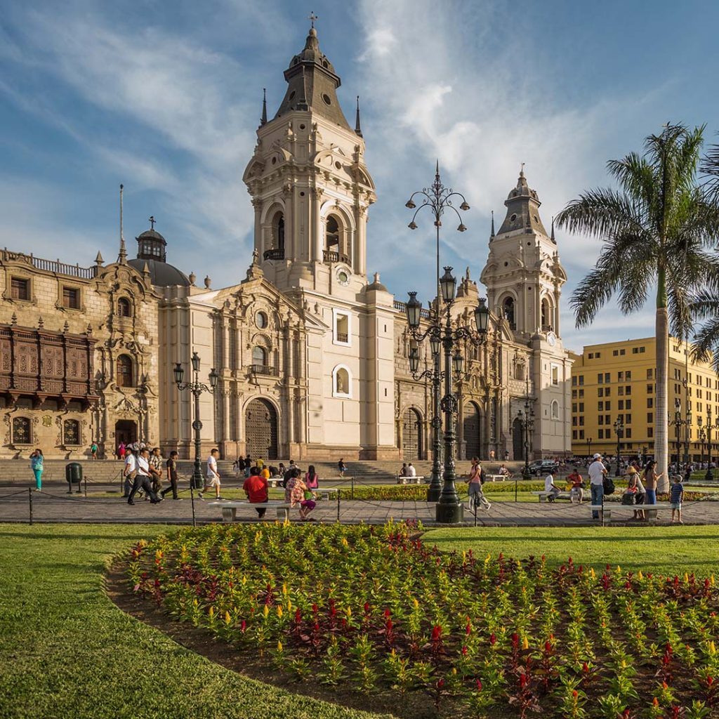 Plaza de armas de la ciudad de Lima