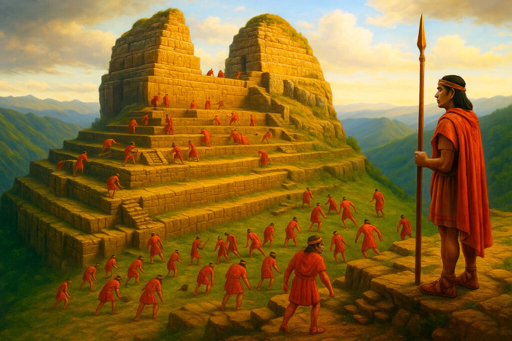 Fortaleza de Waqrapukara en tiempos de los incas