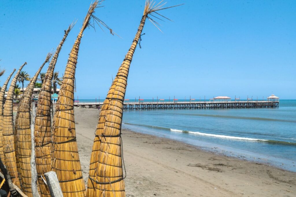 Balneario de Huanchaco en Trujillo