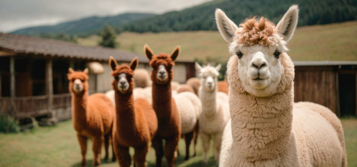 Alpacas andinas