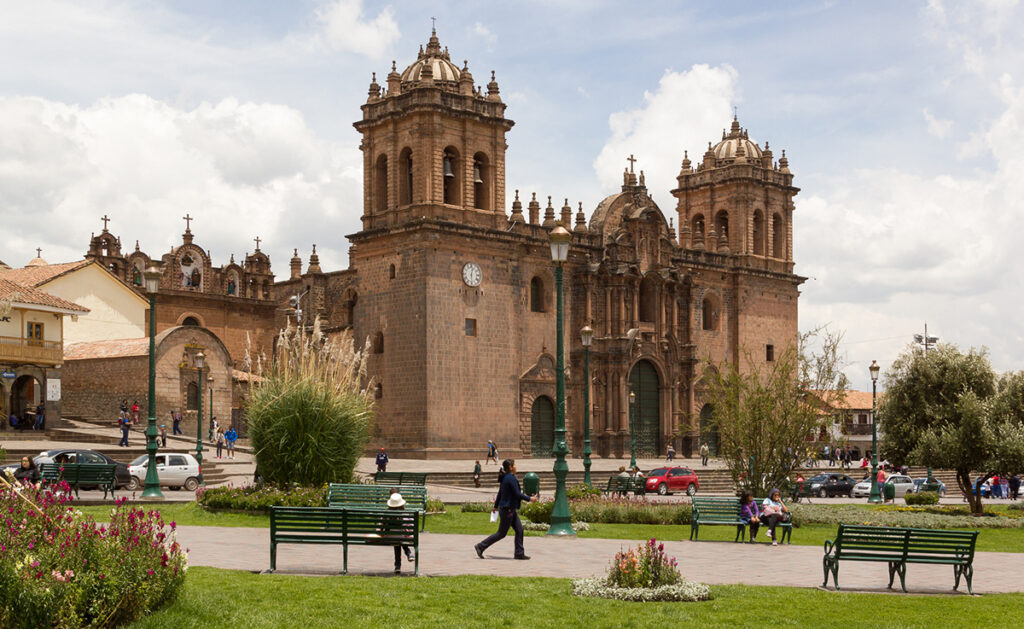 Fachada de la catedral del cusco