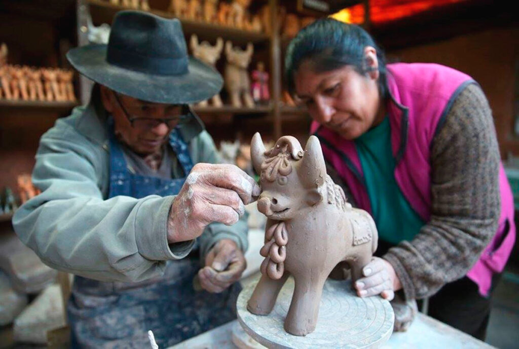 Elaboración de Toritos de Pucará