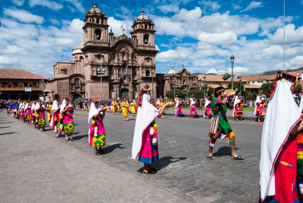 Inti Raymi en la Plaza de Armas del Cusco