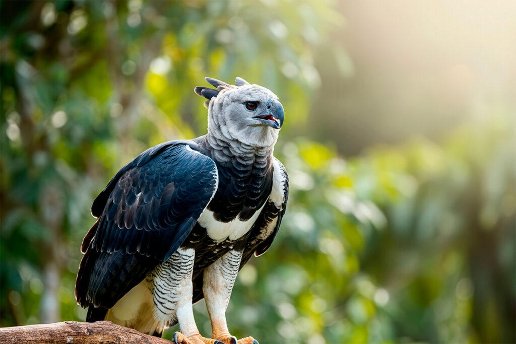 Águila Harpía en la reserva nacional de Tambopata