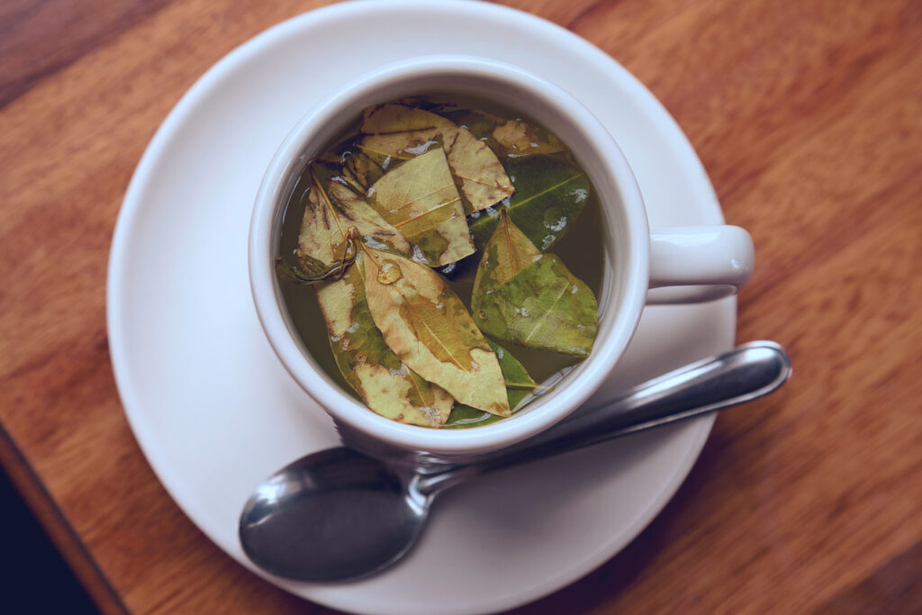 Taza de mate de coca