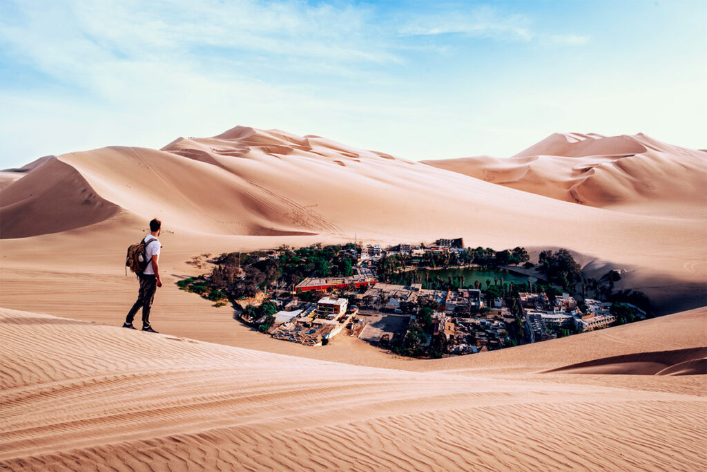 Oasis de Huacachina en Ica