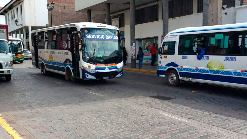 Transporte público en cusco