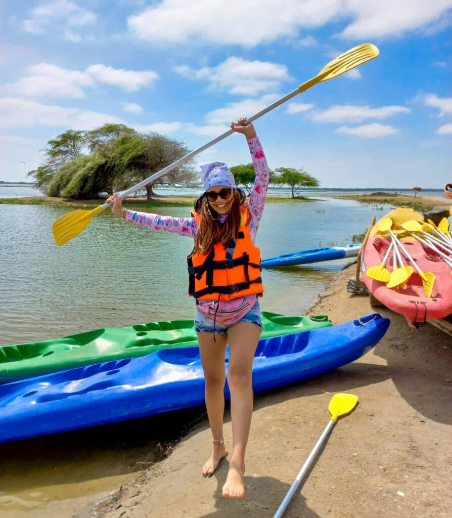 Turismo en la laguna de Ñapique