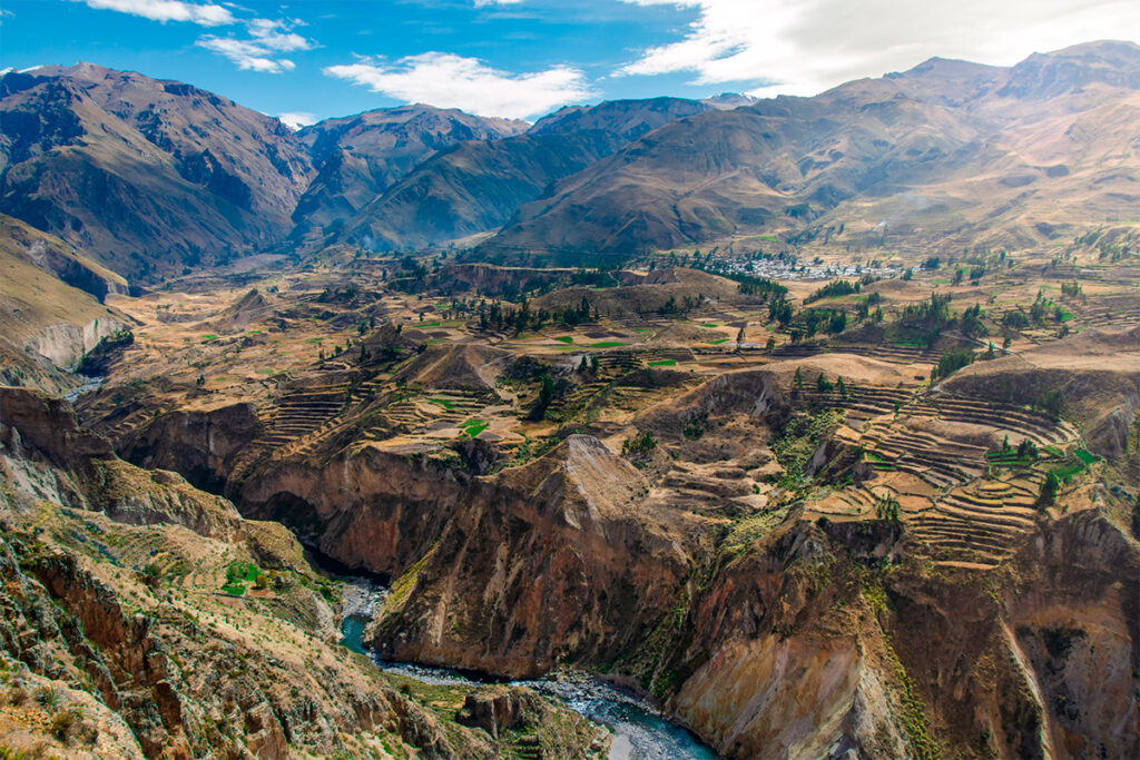 Cañón del colca en Arequipa