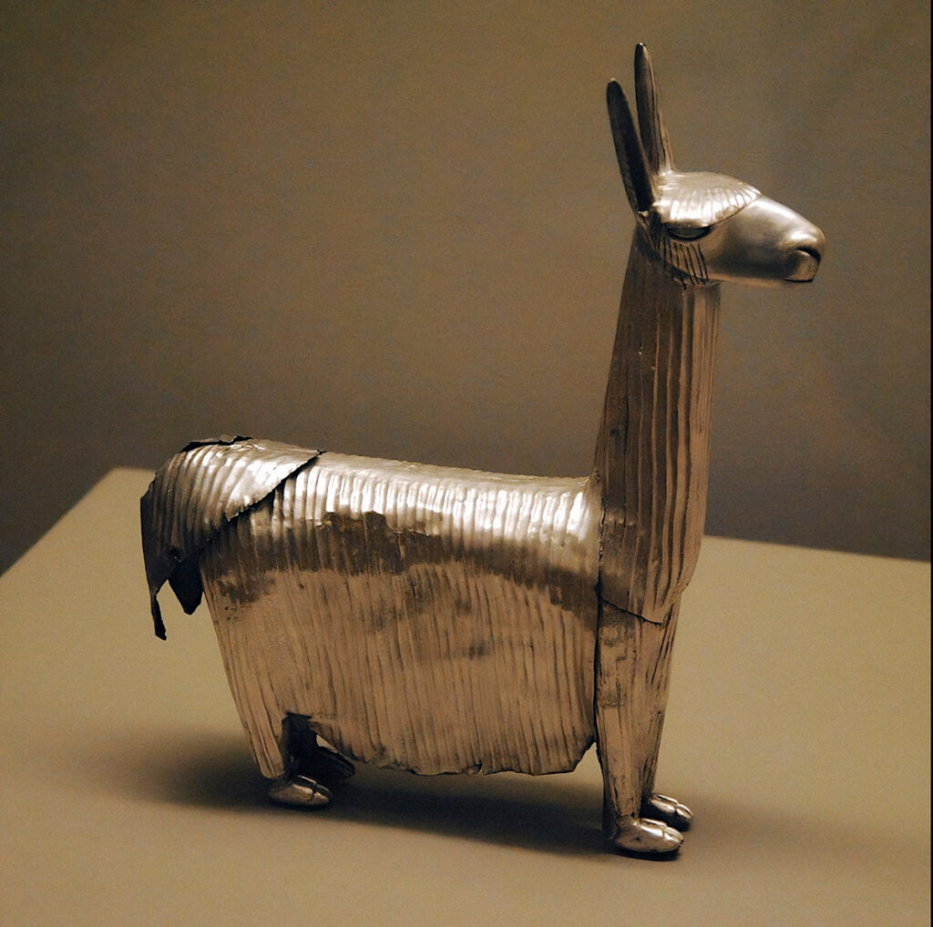 Representación inca de una llama