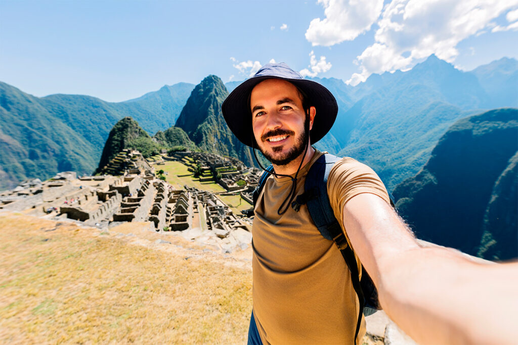 Visitando la ciudadela de Machu Picchu