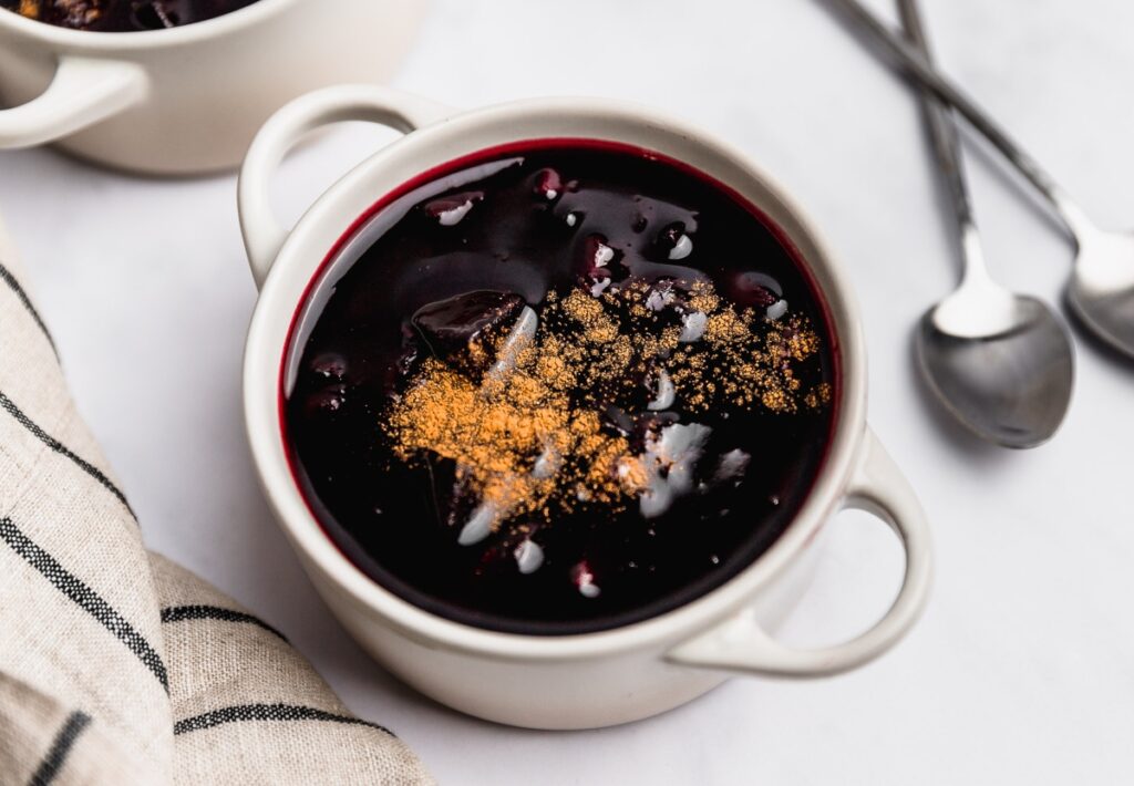 Mazamorra Morada de Perú