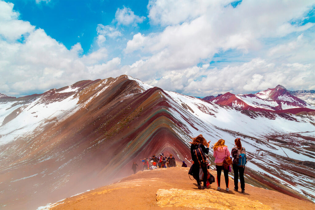 Paisajes de la montaña de siete colores