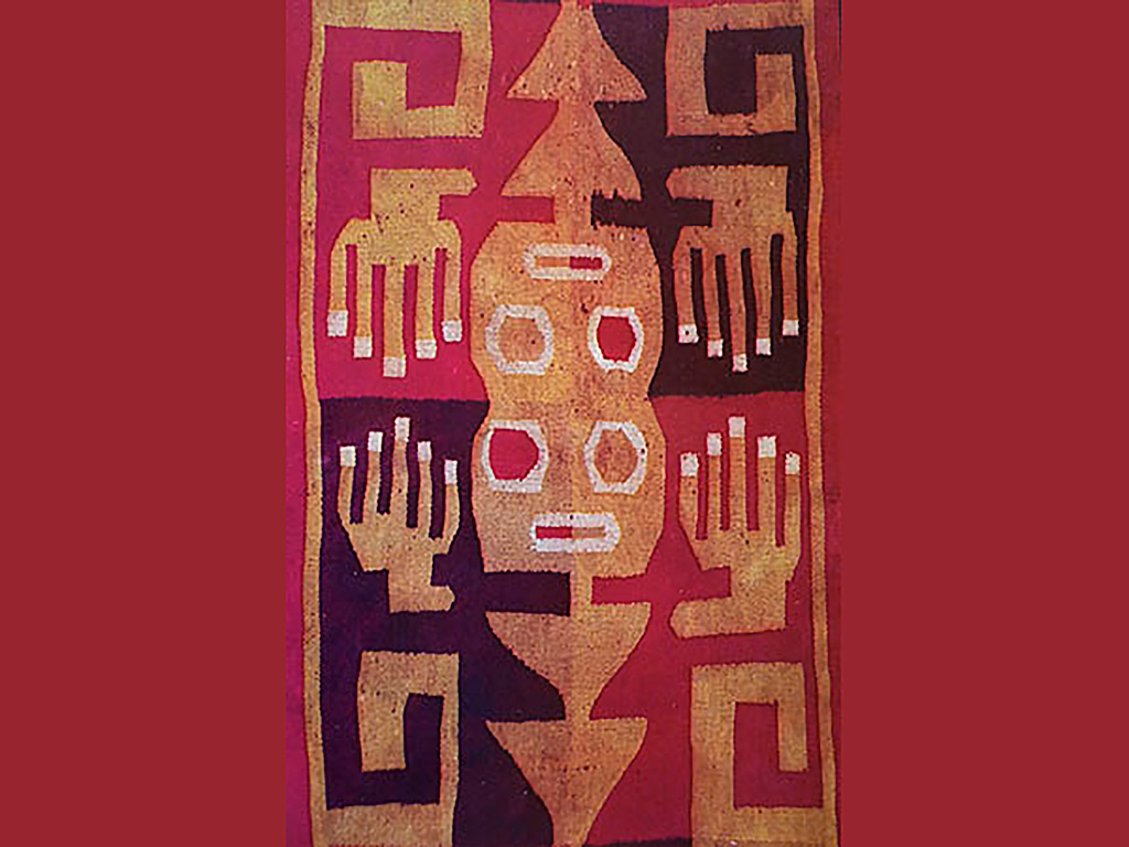 Representación sobre el concepto de la cualidad en una pieza textil prehispánica
