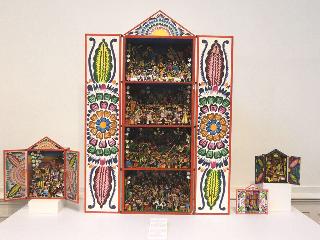 Retablos ayacuchanos en diferentes diseños y tamaños