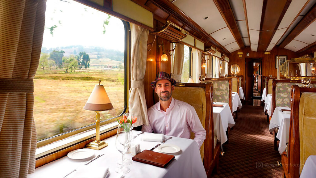 Servicios de lujo en el tren Hiram Bingham