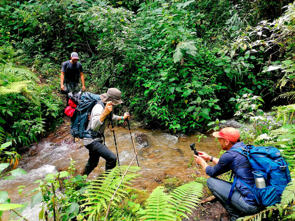 Tramo de la ruta de trekking Gran Vilaya, para llegar al complejo arqueológico de Kuélap