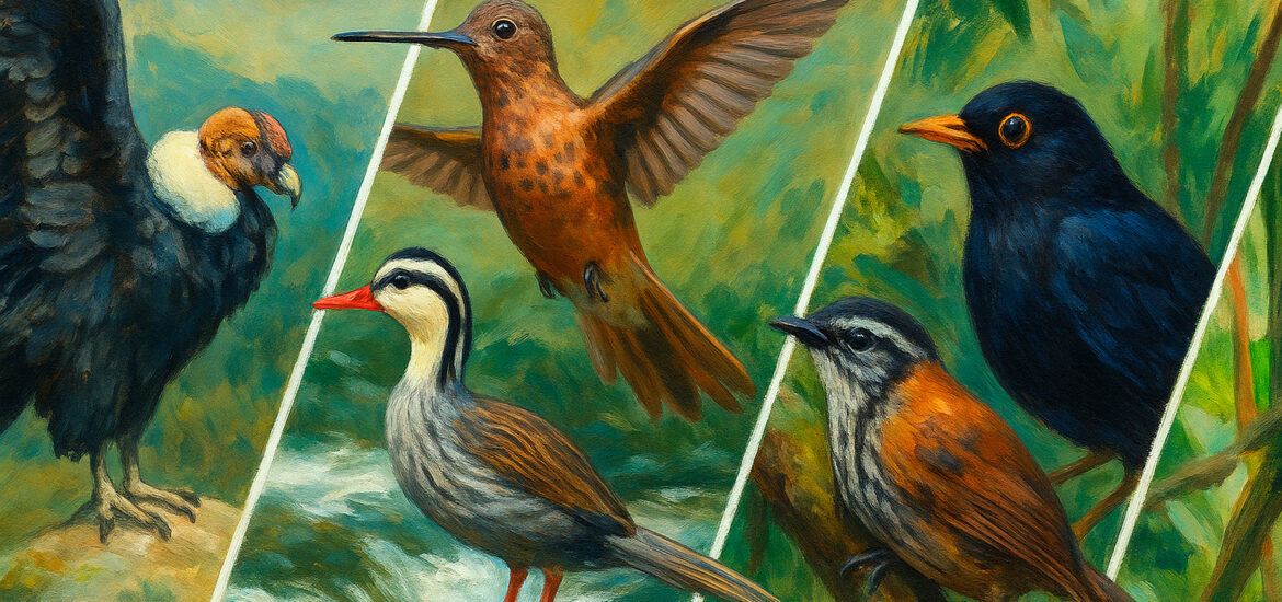 Aves emblemáticas de la sierra peruana